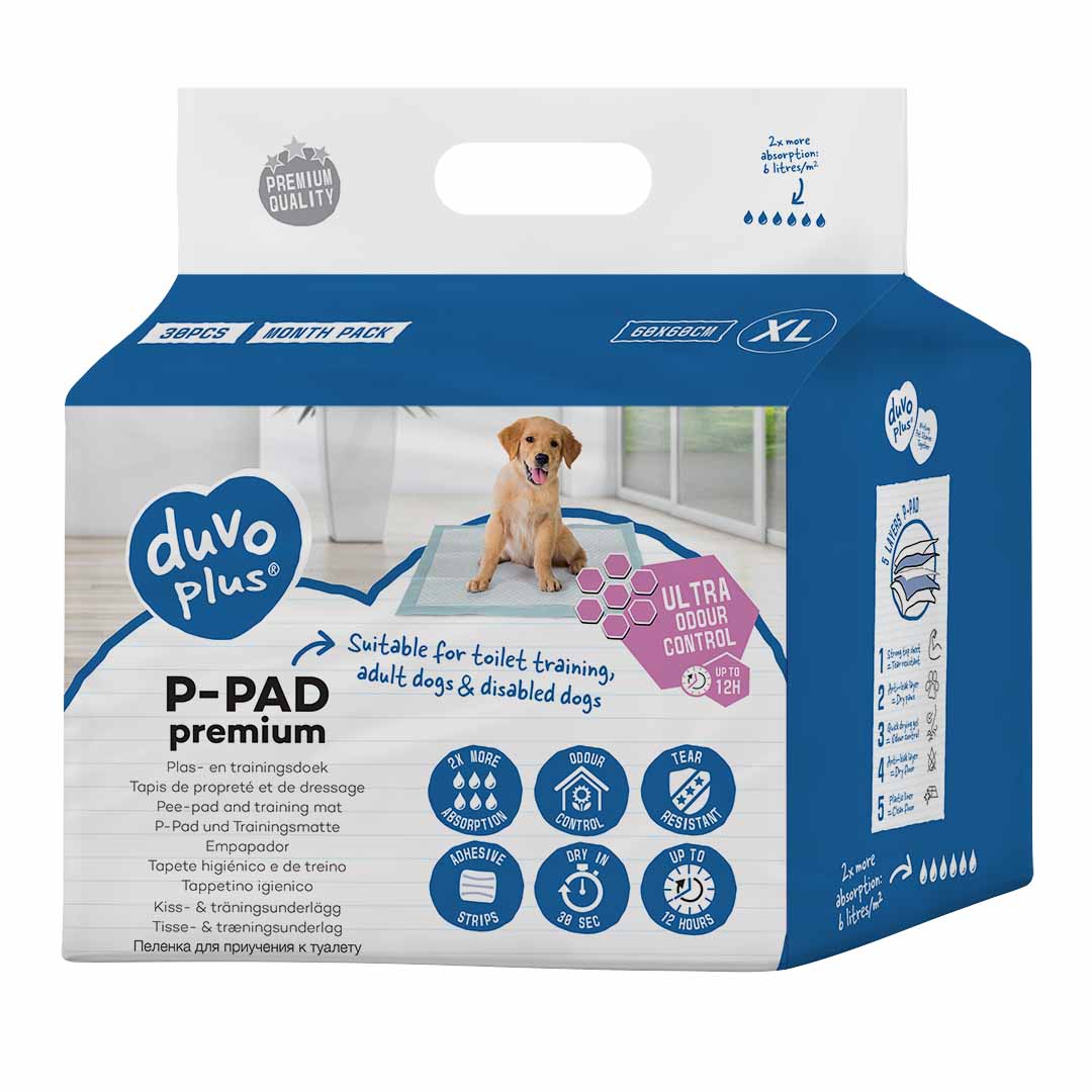 Duvoplus Premium XL 2L Absorbent Pee Pads (30pk) | Pets Qtr – Pets Qatar