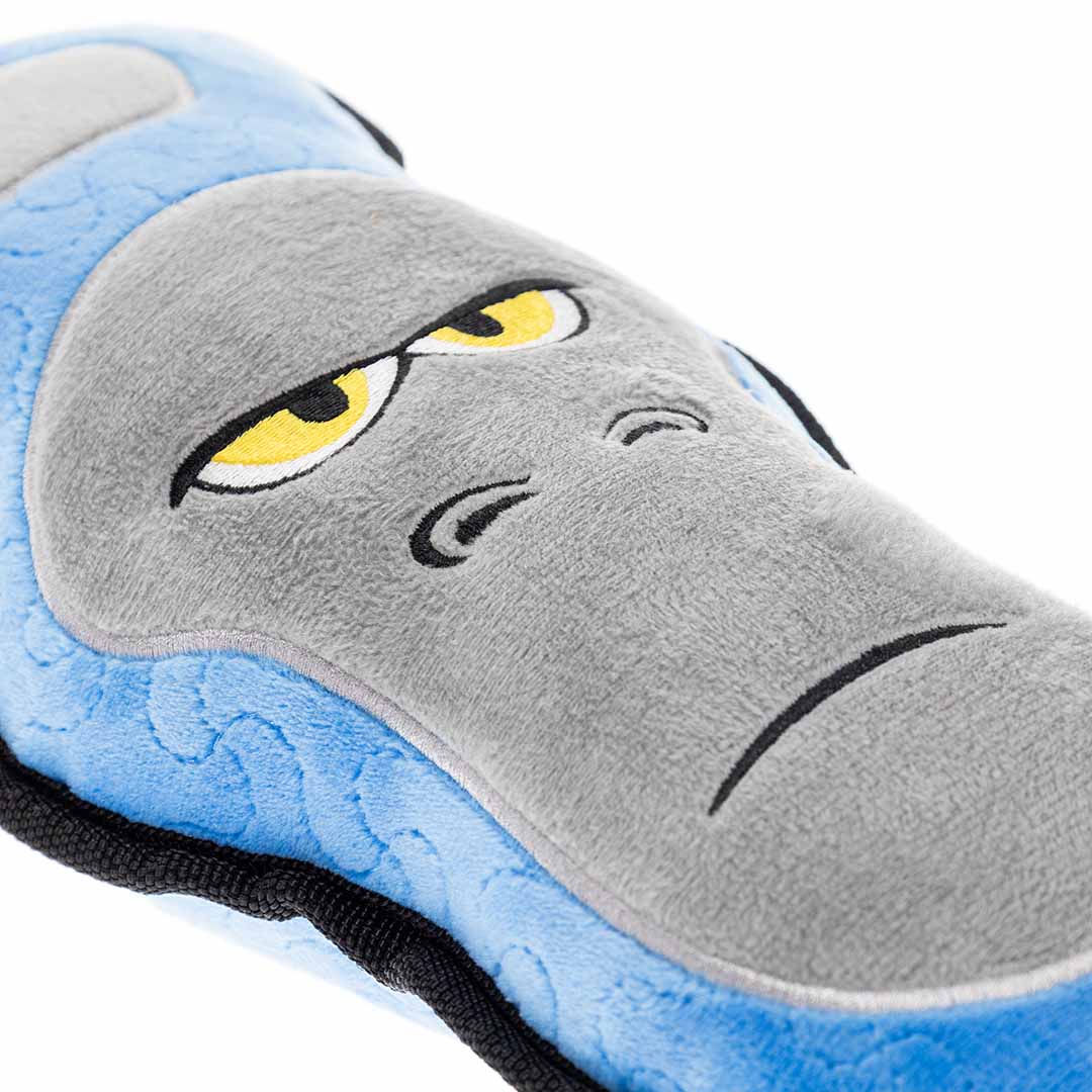 Sturdy dog toy angry gorilla 32x15x8cm blue/grey