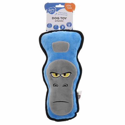 Sturdy dog toy angry gorilla 32x15x8cm blue/grey