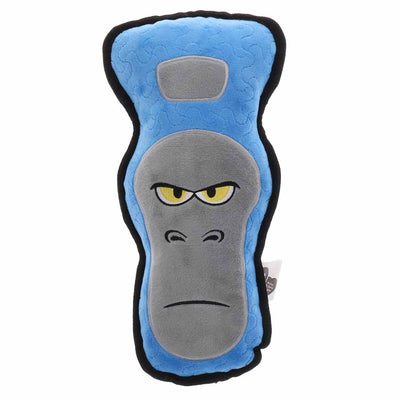 Sturdy dog toy angry gorilla 32x15x8cm blue/grey