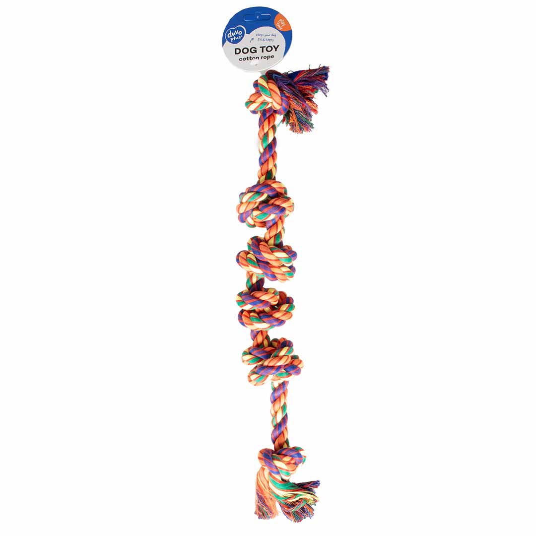 Ultimate 6-Knot Cotton Rope Dog Toy 