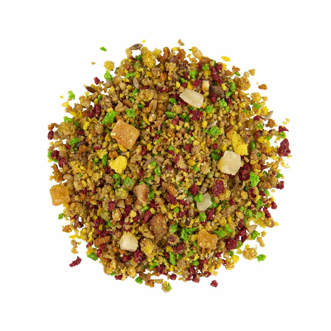 CéDé Egg Food Moist Allround Tropical Fruit – Ready-to-Use Bird Supplement with Prebiotics &amp; 11.3% Egg Protein