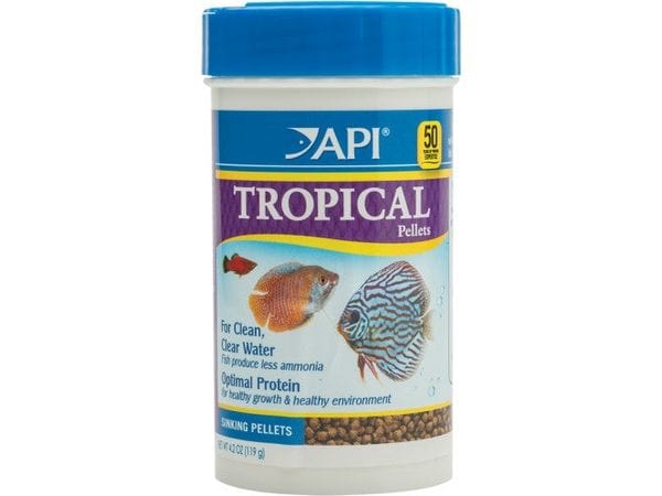 API Pellets Tropical Fish Food, 4.2 OZ