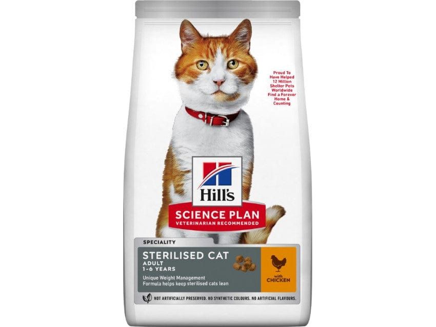 Hill`s Science Plan Sterilised  Adult Cat Food with Chicken 1.5kg