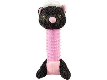 Pluche Dog Toy with Rubber Belly