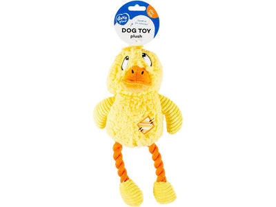 Plush Duck Silly Dog Toy