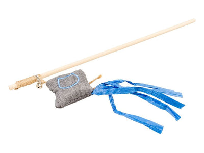 duvoplus ECO Navy Playing Rod Kite with Catnip