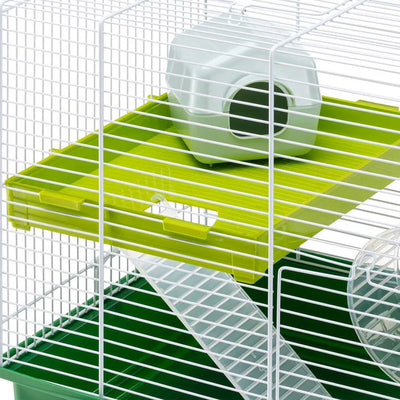 HAMSTER DUO WHITE CAGE