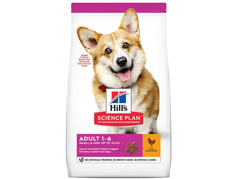 Hill`s Science Plan Small and Mini Adult Dog Food with Chicken 1.5kg