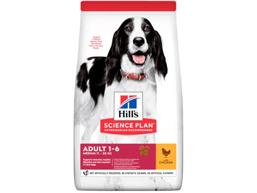 Hill`s Science Plan Medium Adult Dog Food with Chicken 14kg