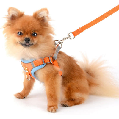 Harness Suede Reflective Chest Orange M
