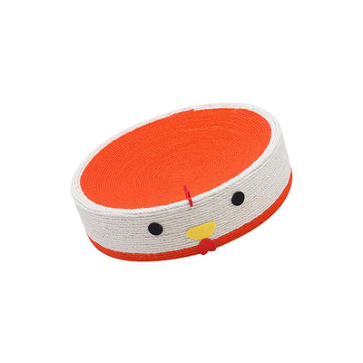 Round Chicken-Themed Cat Scratcher 41*41*11cm