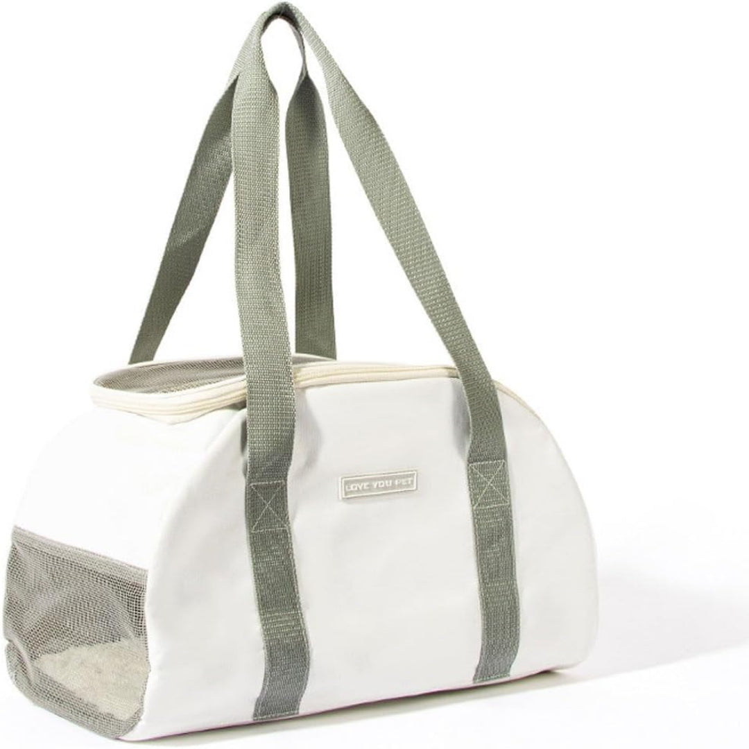 Portable Half-Circle Shoulder Bag (Gray) 42*23*28cm