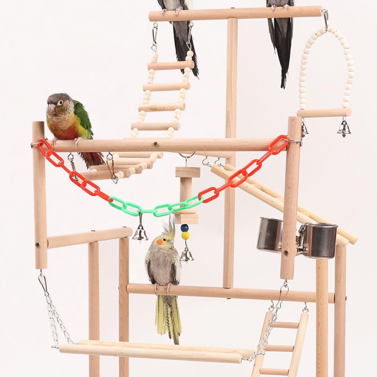Bird Toy For Wooden Standing 48×33.5×94.5cm