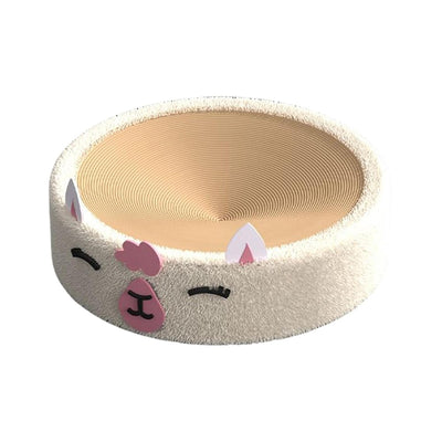Modern White Llama Cat Scratcher 40*10cm