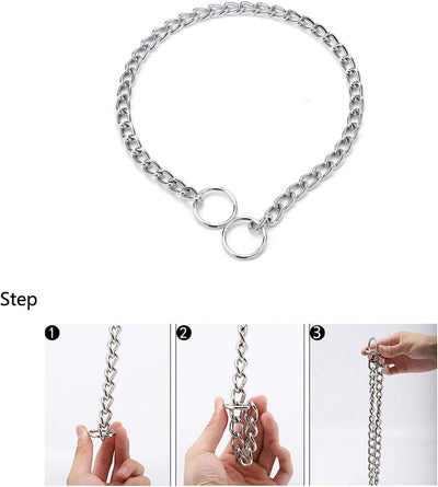 Stainless Steel Twisted Chain Necklace 2.5mm×45cm