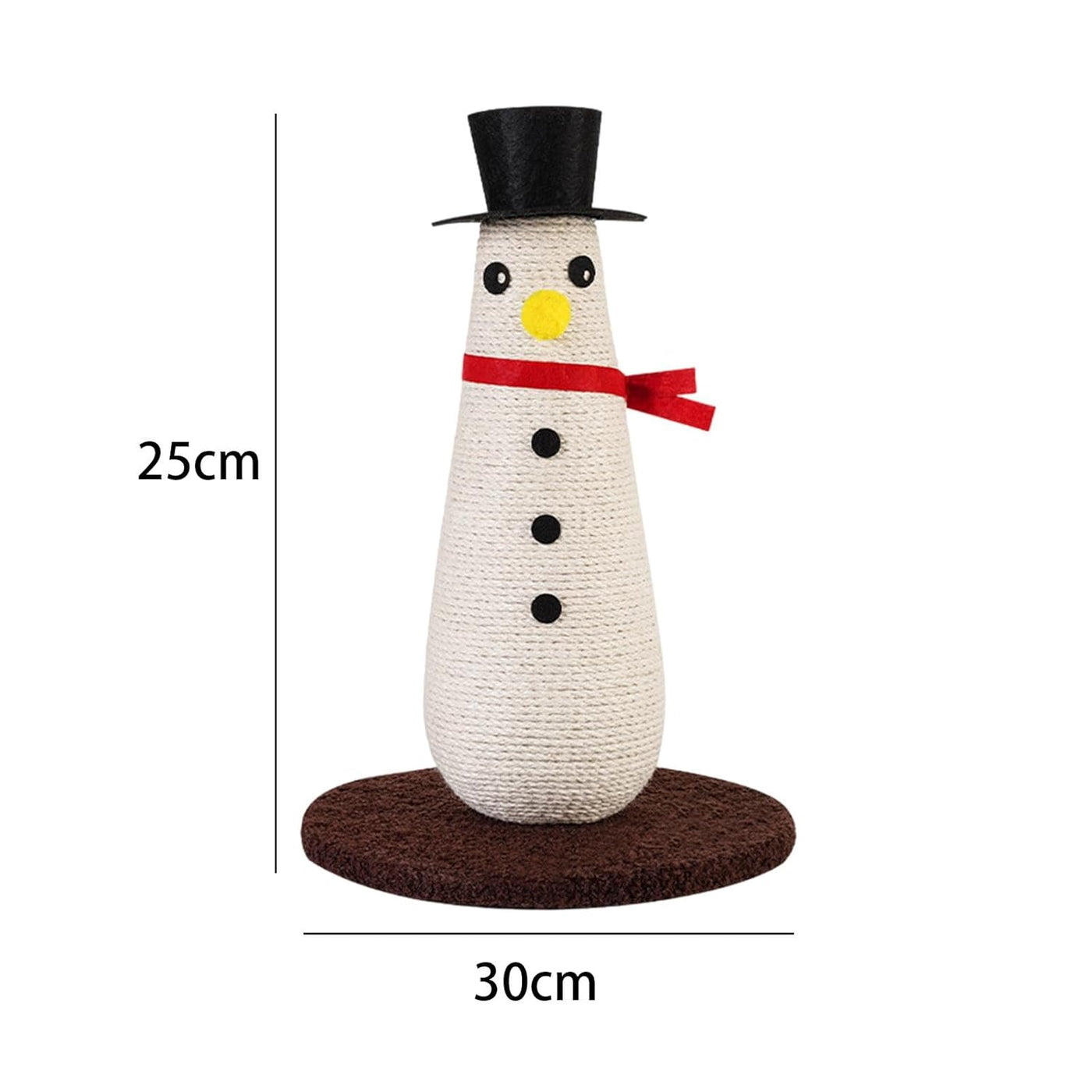 Modern Snowman Cat Scratcher & tree 30*46cm