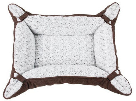 Pawise Pet Deluxe Bed Curly Brown