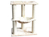 Pawise Cat Cradle – 60x45x75cm Cat Tree with Scratching Posts, Hammock &amp; Hanging Toy – Fun &amp; Sturdy Climbing Playground for Cats