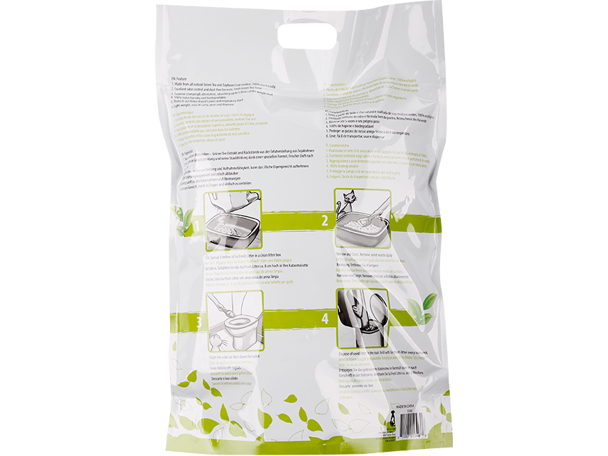 Afb Natural Cat Litter 2.7Kg/6L-Green Tea Scent