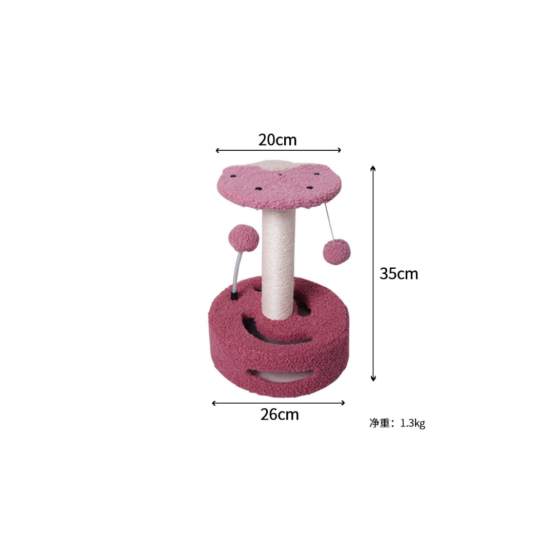 Small Cat Tree V2 – Ultra-Compact, Lightweight, and Stylish Cat Tower for Kittens &amp; Small Cats | 26 x 35 cm, 1.4 kg