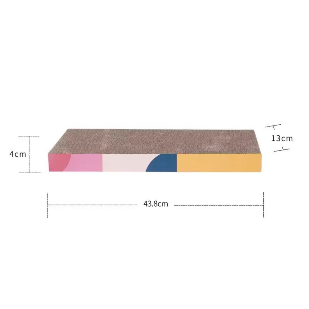 Small Straight Corrugated Cat Scratching Pad