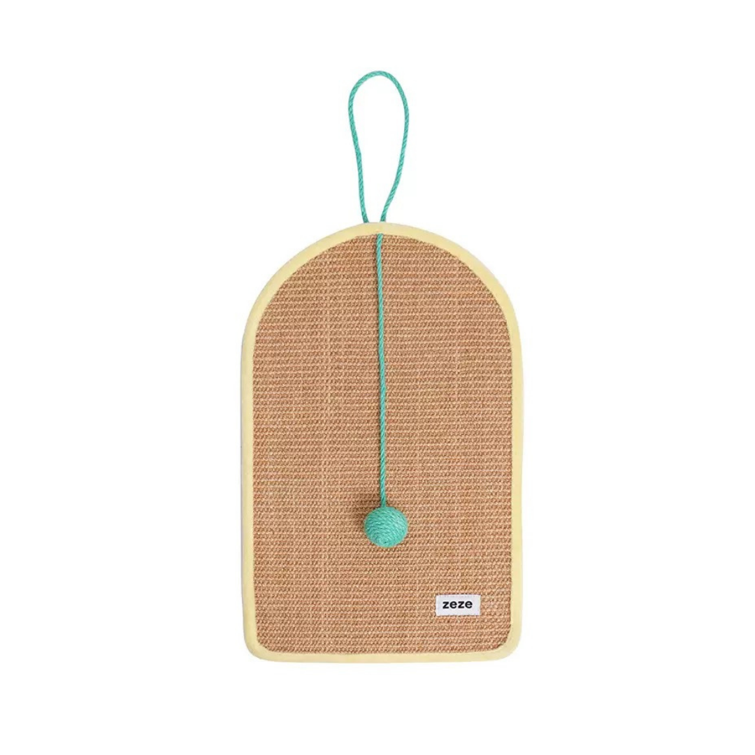 Colorful Sisal Scratching Mat-Yellow Small