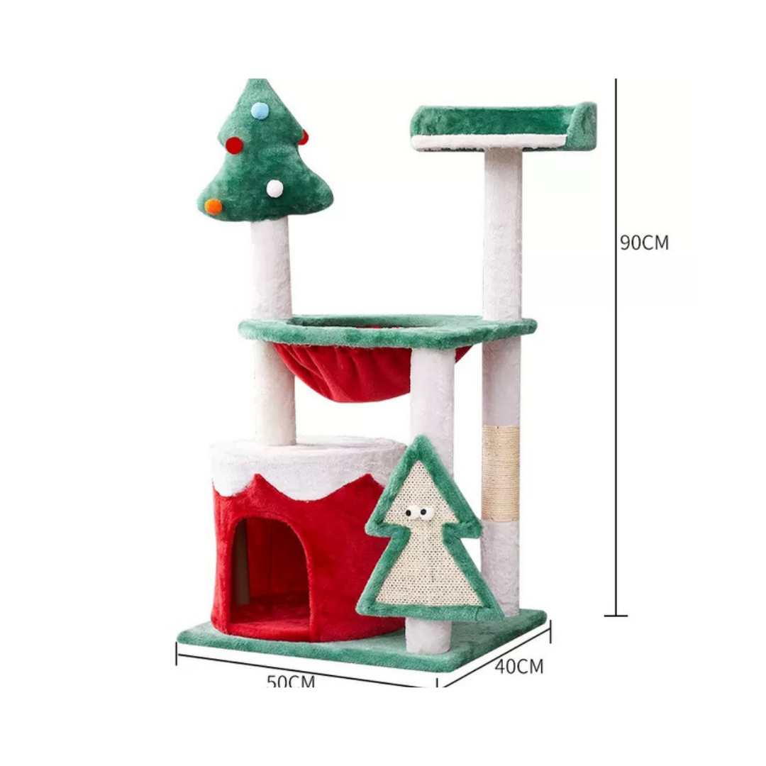 Green Cat Climbing Tree 50*40*90