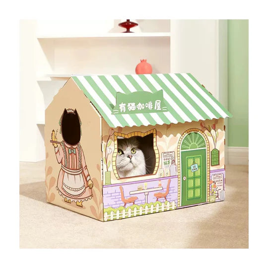 Cat Tax Suction, Cat Shops, Street Cat Grabbing Boards, Coffee Shops