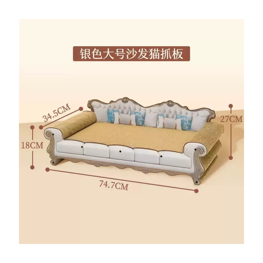 Hoopet Silver Large Sofa Cat Scratch Board