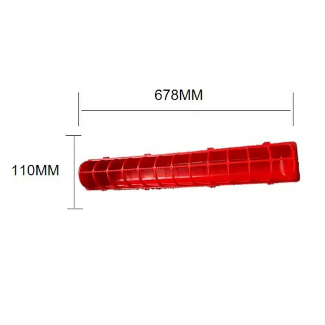 450g Red Bird Feeder with 24 Large Feeding Holes – Durable Plastic Tubular Design