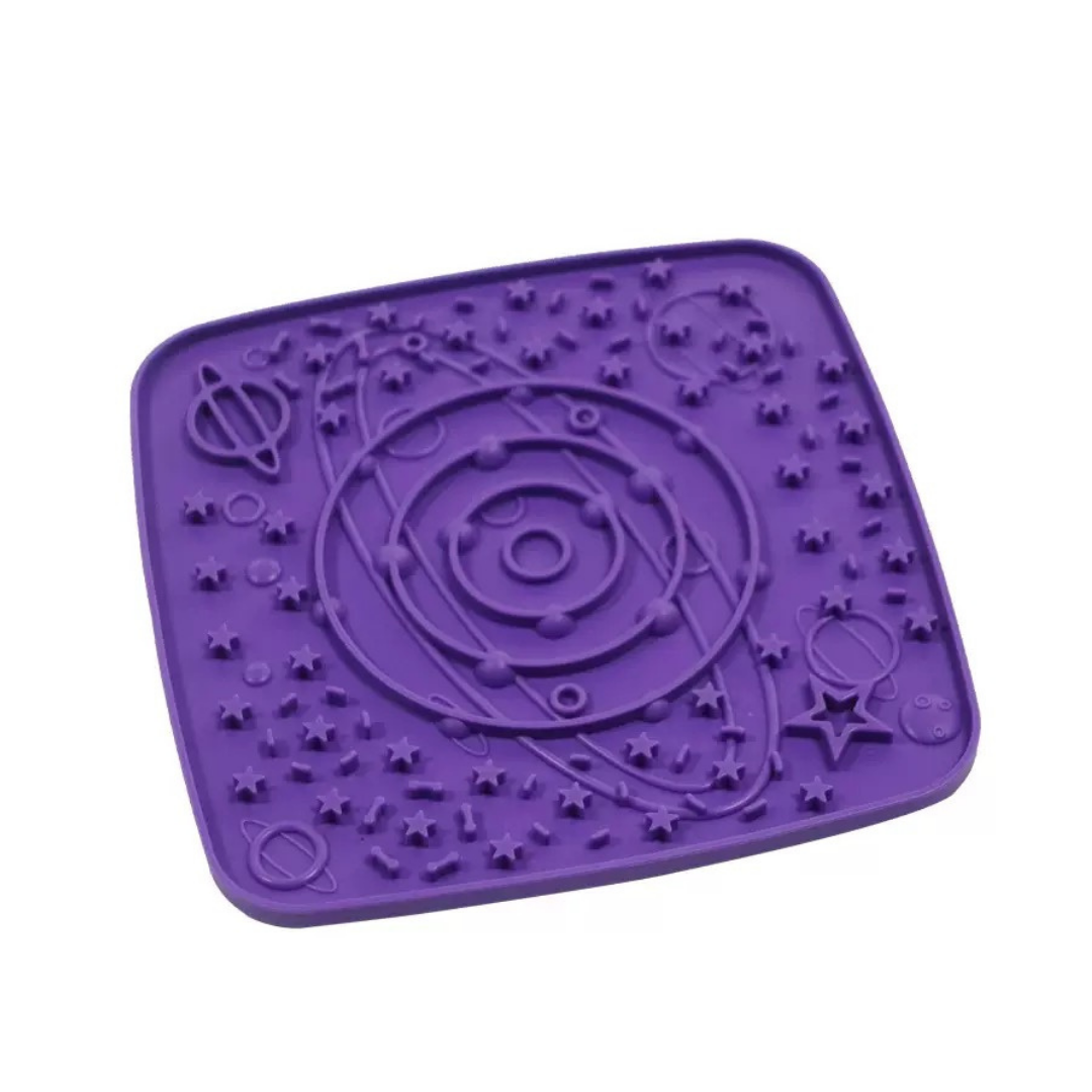 Square Purple Sillicon Slow Feeder