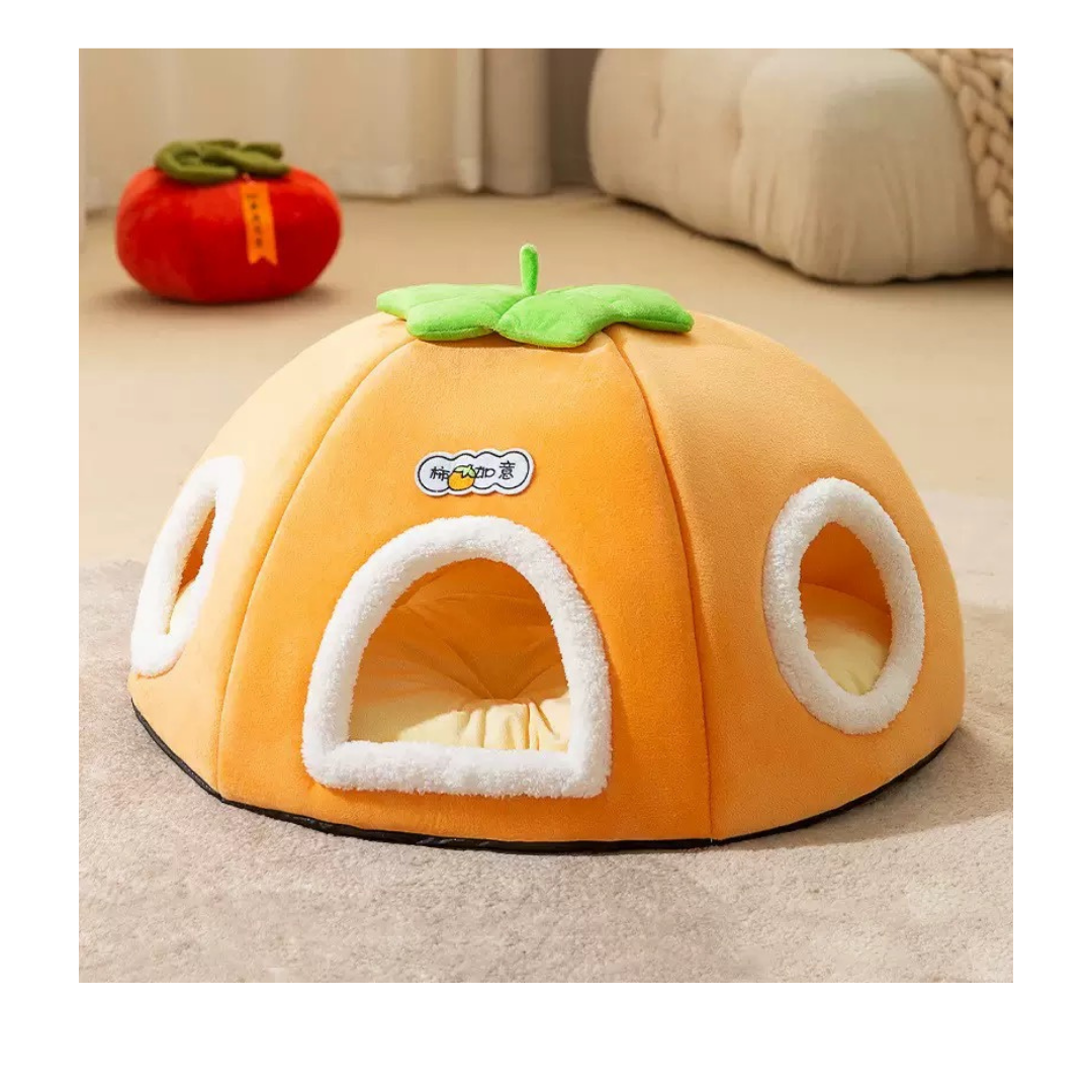 Hide and Seek Pet Bed – Spacious Cozy Hideaway for Small to Medium Pets
