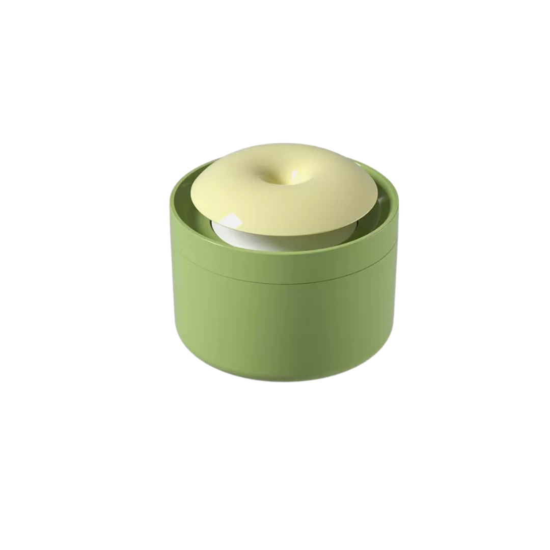Circular Electric Pet Water Dispenser (Light Green) 