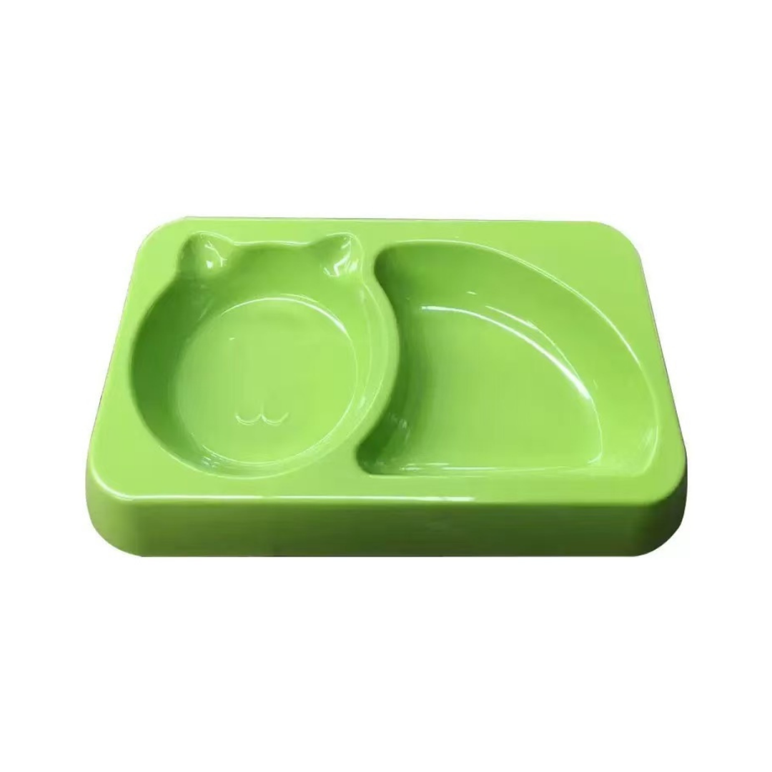 Double Pet Bowl With Fiber 29*17.5*4.2