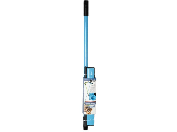 Pawise Rubber Broom  W/Adjustable  Handle