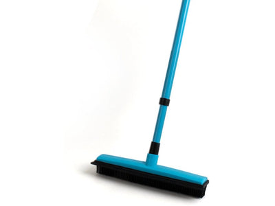 Pawise Rubber Broom  W/Adjustable  Handle