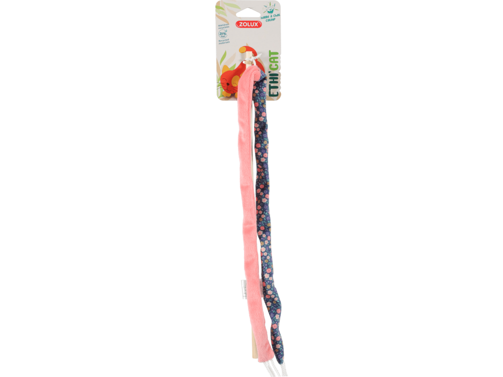 Ethicat Floral Ribbon Wand Toy