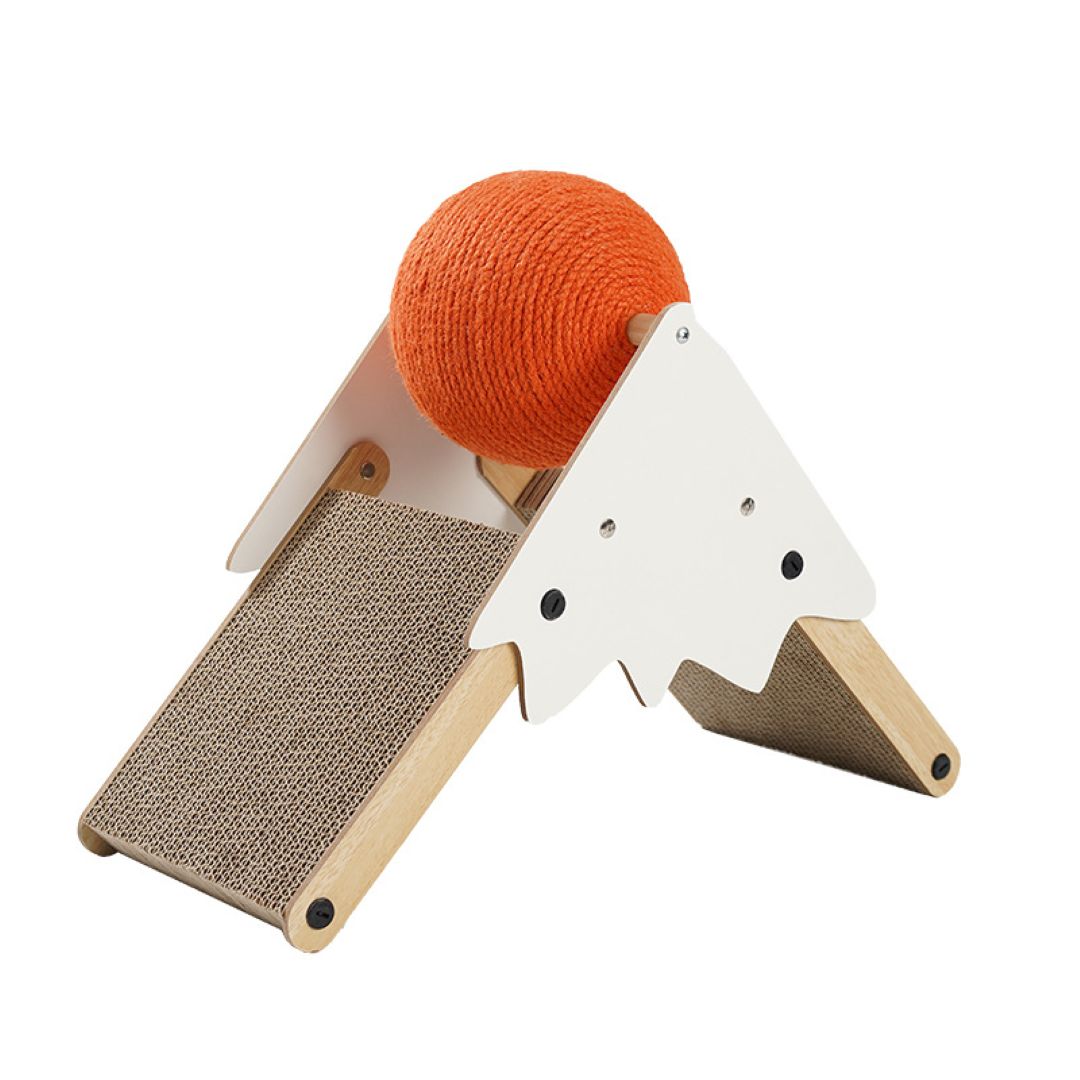 Modern Mountain Cat Scratcher  Orange  45*20*34.5cm