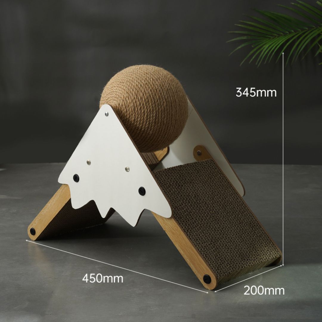 Modern Mountain Cat Scratcher  primary colours  45*20*34.5cm