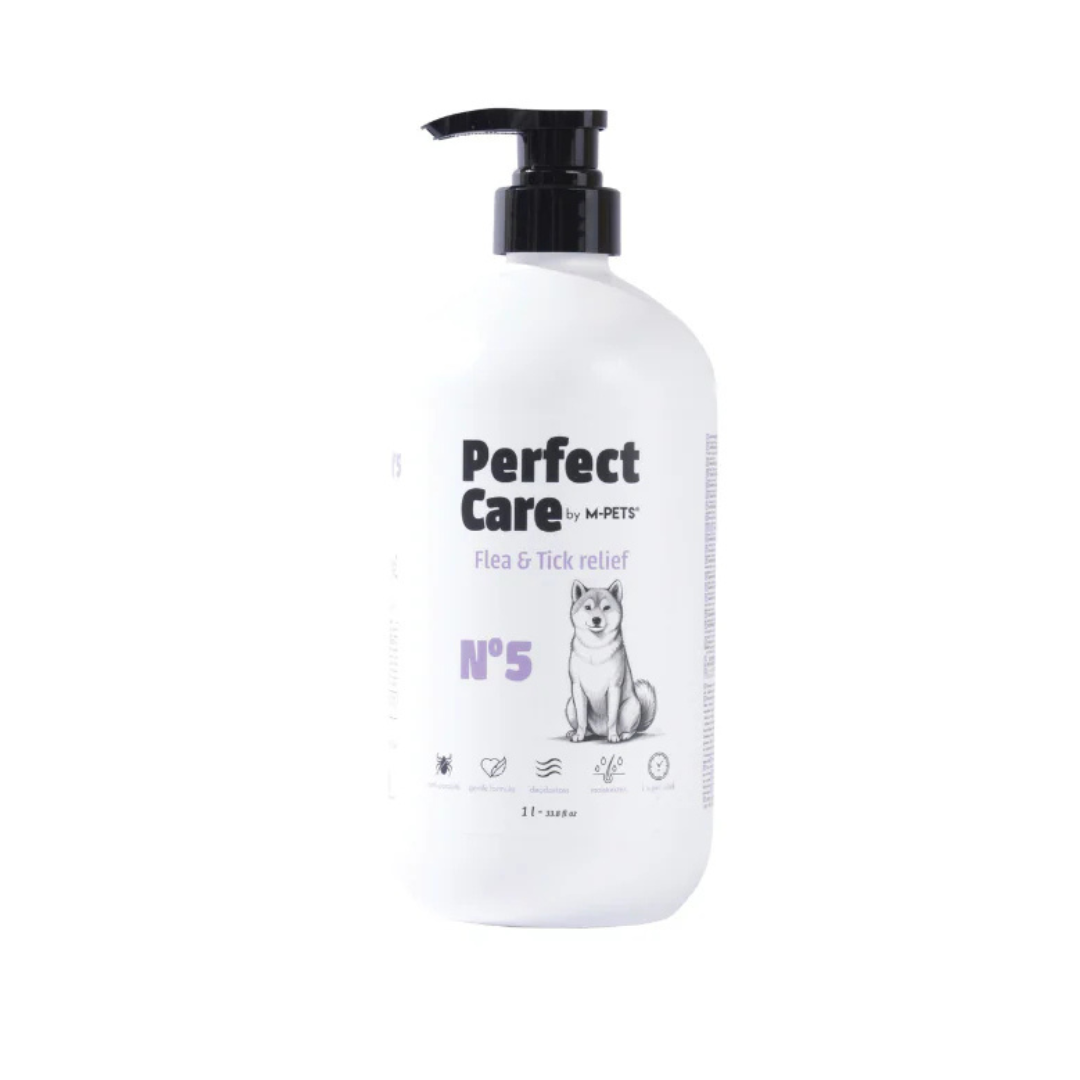 PERFECT CARE  No.5  - Flea Tick Relief Dog Shampoo 1L