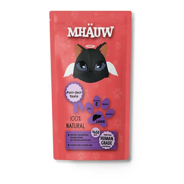 MHAUW Purr-fect Taste Liver - 80g x 30 Pieces