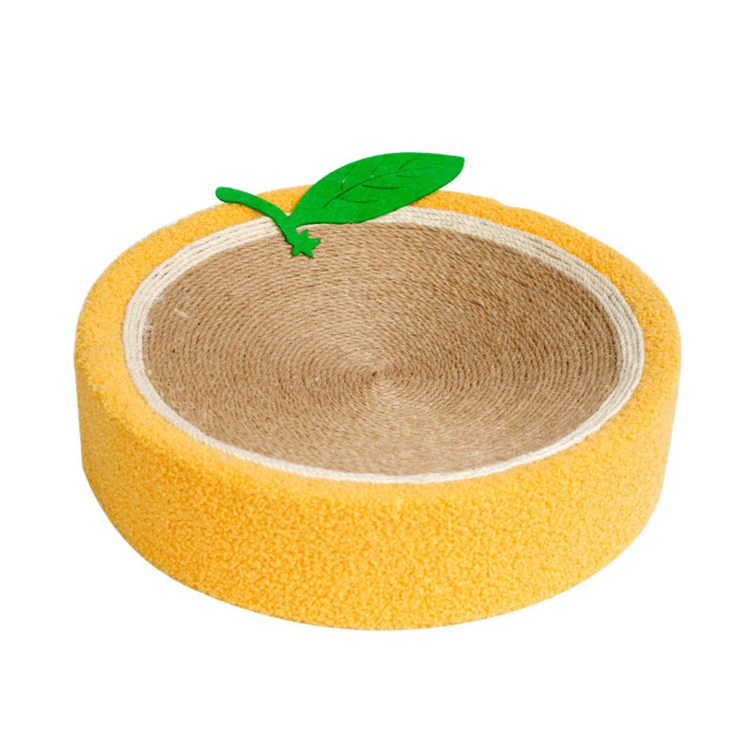 Modern Yellow Orange Cat Bed & Scratcher 39*10cm