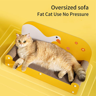 Sunny Duck Scratch Cat sofa yellow 58*25*30cm