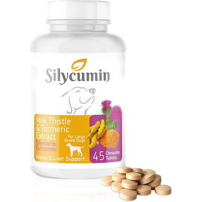 Silycumin for Large Breed Dogs (Liver & Kidney Support) 45 Tabs