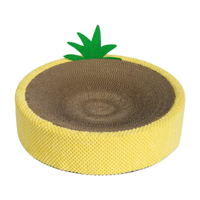 Modern Yellow Pineapple Cat  Scratcher 41*41*10cm