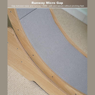 Modern Wooden treadmill Cat Wheel 90*34*94.5cm