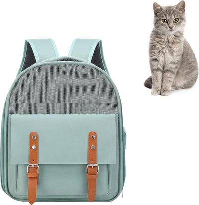 Large Capacity Portable Pet Backpack Green 39×32×25cm