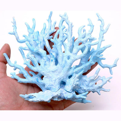 Decoration In Fish Tank - Coral Tree Blue 16×6×13.5cm