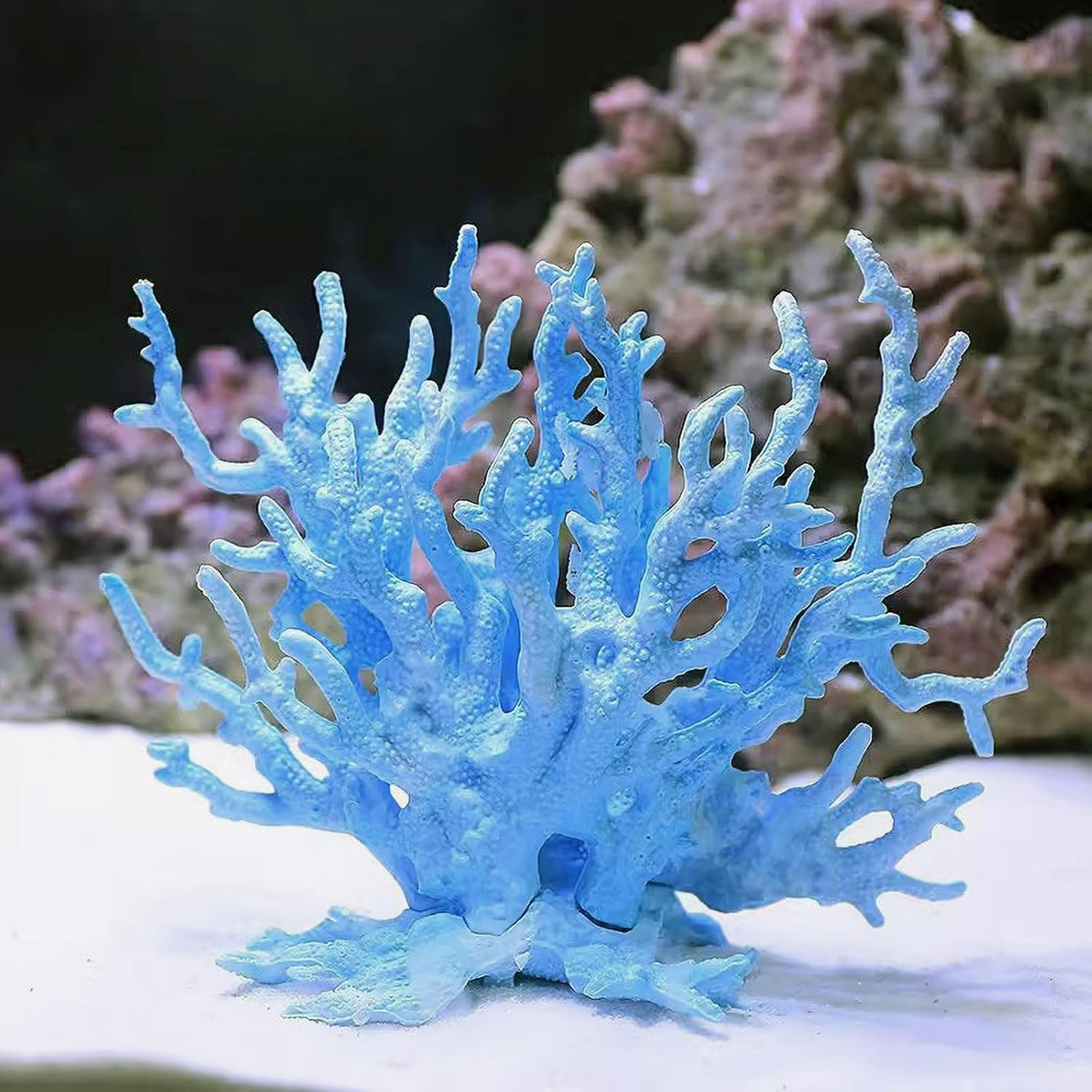 Decoration In Fish Tank - Coral Tree Blue 16×6×13.5cm